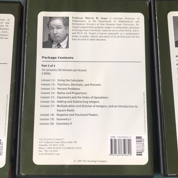 Basic Math DVDs - Picture 3 of 4